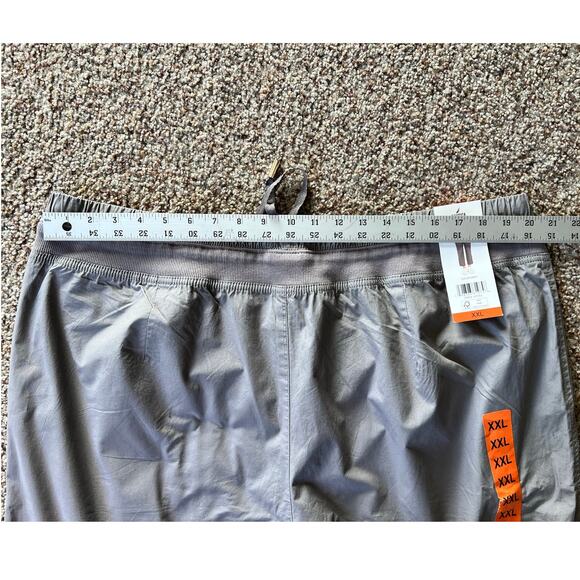 NWT Nautica Women's Cotton Roll-Tab Utility Pants, XXL Gray, Elastic Waist - Picture 6 of 12